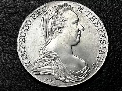 1780 Austria Maria Theresa Silver Thaler Coin • £30.88