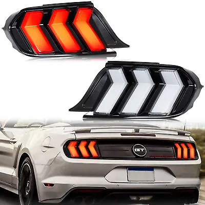 LED Tail Lights For Ford Mustang 2015-2023 Animation Sequential Rear Lamps • £431.99