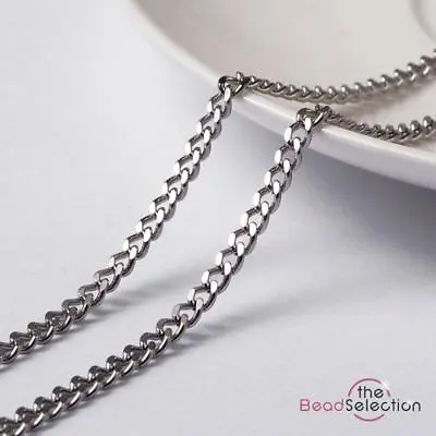 £3.99 • Buy Stainless Steel 304 Twisted Curb Chain 4mm X 3mm Jewellery Making STA18