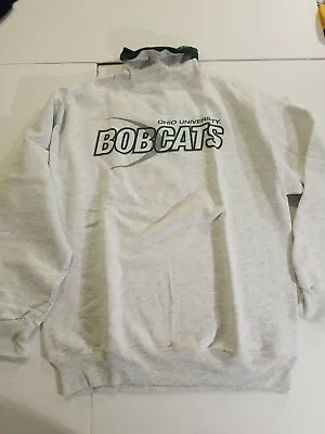 Vintage Ohio University Bobcats Sweatshirt 1997 Nos Salesman Sample Size Large • $34.99