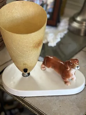 Dachshund Vintage Lamp • $80