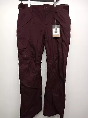 $42 • Buy The North Face Womens Large Freedom Insulated Snow Ski Snowboard Pants Red #Z3C