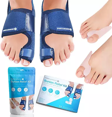 £17.72 • Buy Sports Laboratory - Bunion Corrector Toe Straightener Set - 2x Bunion Splints, -