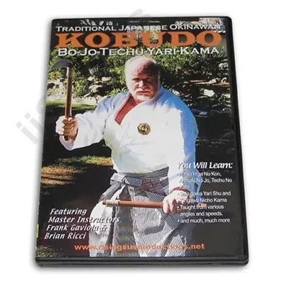 Kobudo Bo Jo Techu Yari Kama Naginata DVD Gaviola & Ricci Fighting Rare Forms • $24.95