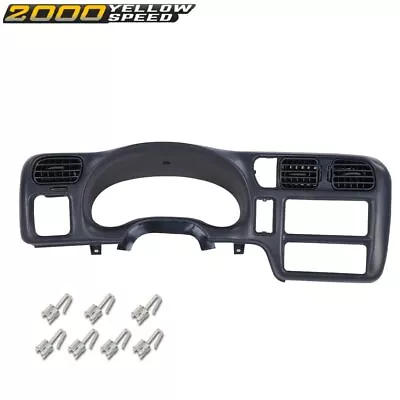 Dash Trim Bezel Fit For 1998-2004 Blazer Jimmy Sonoma S10 Bravada Dark Gray • $109.81