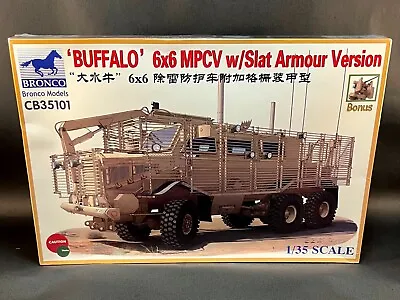 Bronco Model Kit CB35101 1:35 Scale  Buffalo  6x6 MPCV W/Slat Armour Version • $120