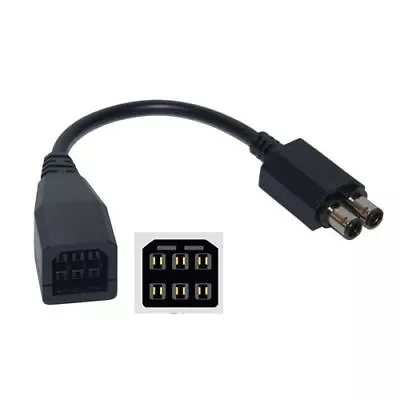 $12.95 • Buy XBox 360 S 360 Slim Power Supply Adapter - Use Original XBox 360 PSU On Slim