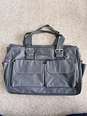 Kenneth Cole Reaction Bag Grey Pink Tote Shoulder Bag • £0.99