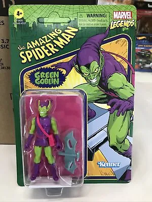 Marvel Legends Retro Green Goblin 3.75  Kenner Action Figure UNPUNCHED Minty • $10.95