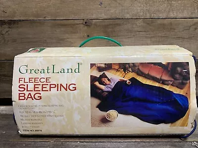 Greatland Fleece Sleeping Bag No. 26078 NIB • $35.99