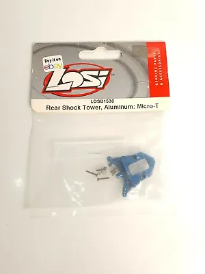 Losi Micro T Blue Aluminium Rear Shock Tower LOSB1536 OZRC JC • £18.60