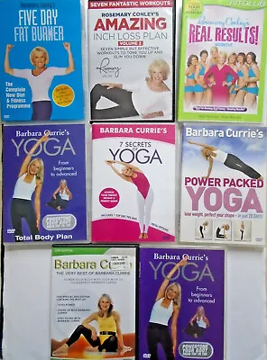 £2.75 • Buy Rosemary Conley's & Barbara Currie - Exercise, Workout, Yoga & Keep Fit - DVD's
