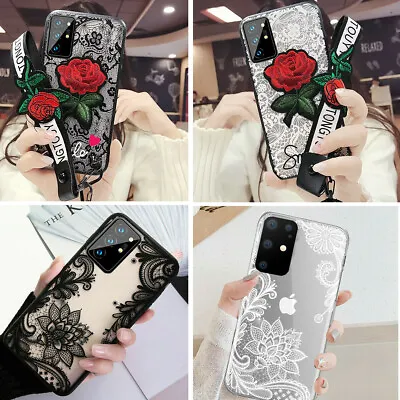 $7.99 • Buy For Samsung Galaxy S22 S21 Note 20 S20 S10 Shockproof Rose Cute Phone Cover Case