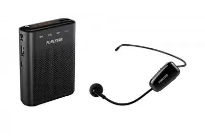 Fonestar ALTA-VOZ-W30 USB/microSD Portable Amp With UHF Wireless Microphone • £108.50