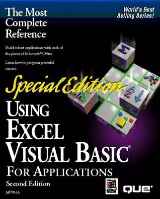 Using Excel Visual Basic For Applications Spe- 078970269X Paperback Jeff Webb • $5.32