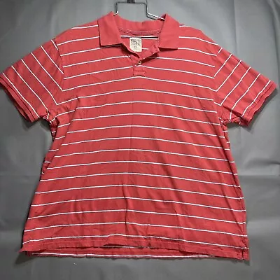 Mossimo Supply Co Polo Shirt Mens 2XL Red Athletic Fit • $9.74