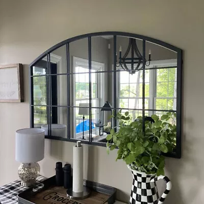 110cm Window Style Mirror Arch Living Room Hall Way Window Mirror Home Decor • £79.95