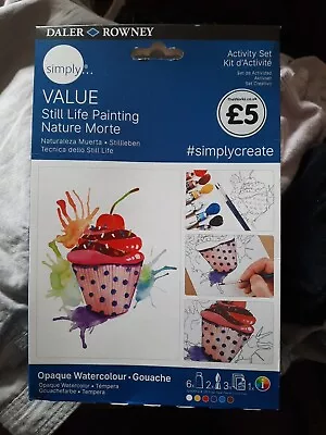 Daler Rowney Activity Set Still Life Painting Art Paint Kit Gift Idea. • £3