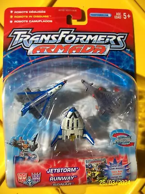 Transformers Armada AIR DEFENSE Mini-Con Team  W/Comic Book  Hasbro 2002 • $34.95