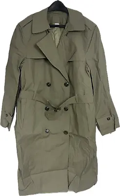 NEW USMC Marine Corp Issue Women's All Weather Trench Coat W/ Liner 16L • $39.99