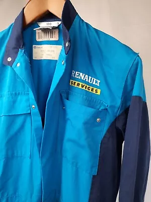 Official Renault Services Mechanic OVERALLS-BOILER SUIT SIZE 100 - 40” Small • £34.99