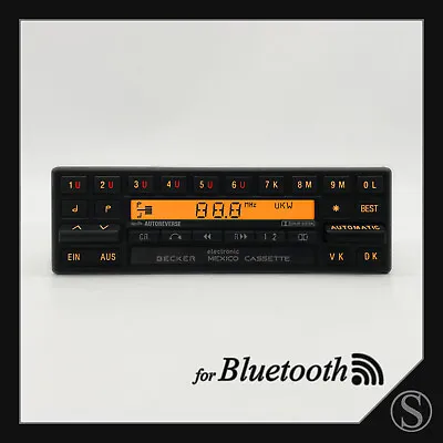 Becker Mexico Cassette Electronic 753 Radio For Bluetooth Mercedes W126 R107 Sl • $1744.60