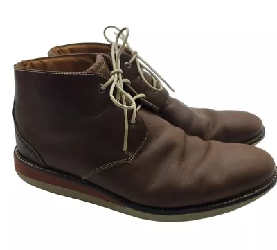 Martin Dingman Chukka Boots Mens Sz 9 Brown Lace Up Leather Buffalo Shoes  • $69.99