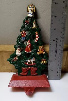 Vtg. Midwest Of Cannon Falls Cast Iron Christmas Tree Stocking Hanger • $29.99