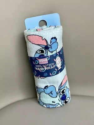 DISNEY STITCH X Primark Cotton Hair Wrap Towel BEACH POOL SHOWER Women/Girls/kid • £11.49