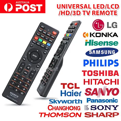 Universal LED/3D TV Remote For HISENSE KONKACHANGHONGSKYWORTH HITACHI Haier • $8.95