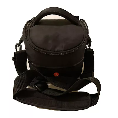 Manfrotto Advanced Shoulder III DSLR Black Zip Around Camera Travel Case Bag • $19.95