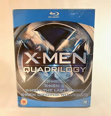 X-Men Quadrilogy Blu-ray Box Set Marvel Universe Movies 1 2 3 + Wolverine SEALED • £15.97