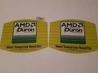 X2 Vintage AMD Duron Adhesive Mouse Pad Rattmatt Sticker/Decal 6.5  X 5  • $23.95