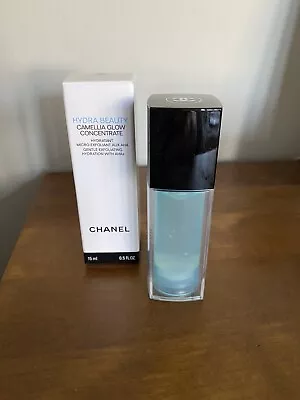CHANEL HYDRA BEAUTY CAMELLIA GLOW CONCENTRATE 15 Ml BRAND NEW • £41.99