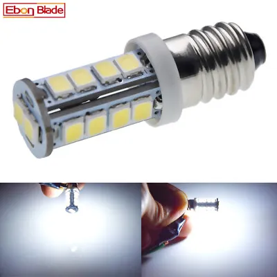 6V 12V 24V E10 1447 18SMD Mes Screw LED Flashlight Torch Lamp Bulb White 6000K • £4.99