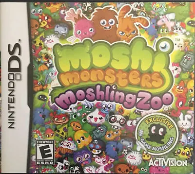 Moshi Monsters Moshling Zoo NDS (Brand New Factory Sealed US Version) Nintendo_d • $32.74