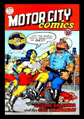 Motor City Comics #1 April 1969  Rip Off Press R. Crumb Underground Comic • $37.20