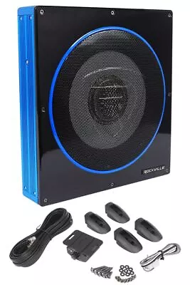 Rockville RW10CA 10  800w Powered Under Passenger Seat Subwoofer For Mazda Miata • $149.95