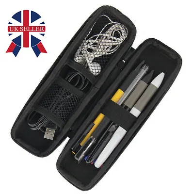£3.59 • Buy EVA Pencil Case Pen Holder Hard Shell Stylus Earphone Storage Box Bag Organizer