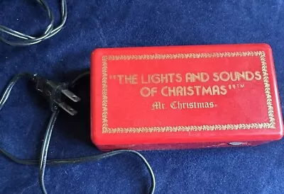 Vtg Mr Christmas “THE LIGHTS AND SOUNDS OF CHRISTMAS” Music Box Model 121 WORKS! • $20