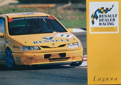 1994 RENAULT LAGUNA BTCC Racing Car Brochure Motor Sport Catalog Prospekt - RARE • £8