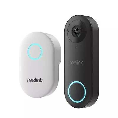 Reolink Smart WiFi Video Doorbell Camera Chime 5MP 180° Wide Angle 2-way Audio • $66.99