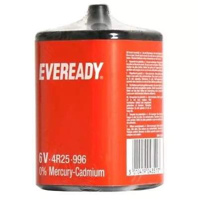 Eveready PJ996 6V Zinc Lantern Battery • £10.99