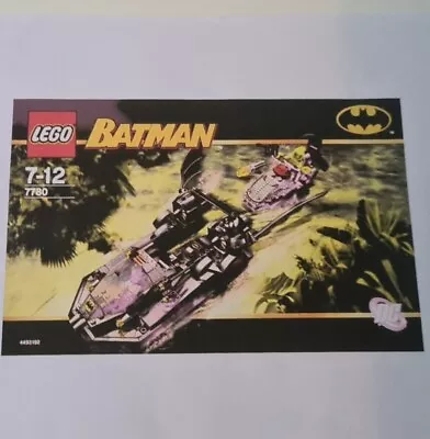 £50 • Buy LEGO Batman Set 7780 - THE BATBOAT: HUNT FOR KILLER CROC, Incomplete, No Box