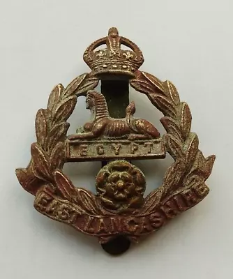 East Lancashire Regiment Cap Badge Kings Crown  • £9