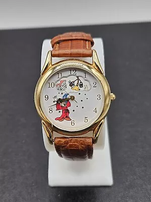 Disney Fantasia Mickey Mouse Sorcerer Apprentice Anniversary Watch 1940-1995 • $125