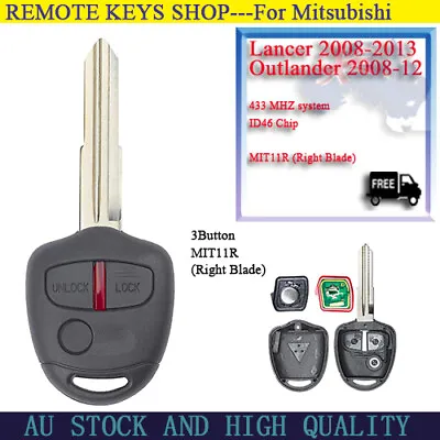 $32.42 • Buy Complete Remote Key Fob Suit For Mitsubishi Outlander Lancer 2008 2009 2010-2013