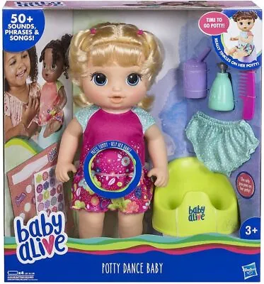 Baby Alive Potty Dance Baby: Talking Baby Doll With Blonde Hair • $290.13