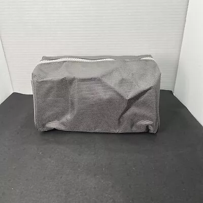 Toiletry Bag Gray With Waterproof Lining Artistry Brand Zippered Closure On Top  • $10