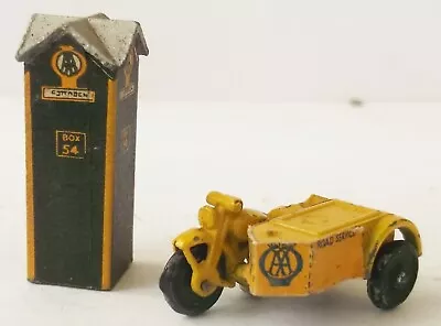 Wardie Master Models OO - AA Phone Box & Patrol Motorcycle & Sidecar • £13.99